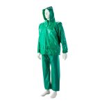 GREEN PVC STORM JACKET (OIL SKINS FOR FISHERMAN)