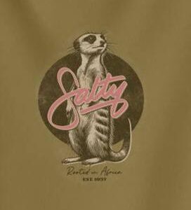 SALTY Womens T-Shirt Mrs Meerkat